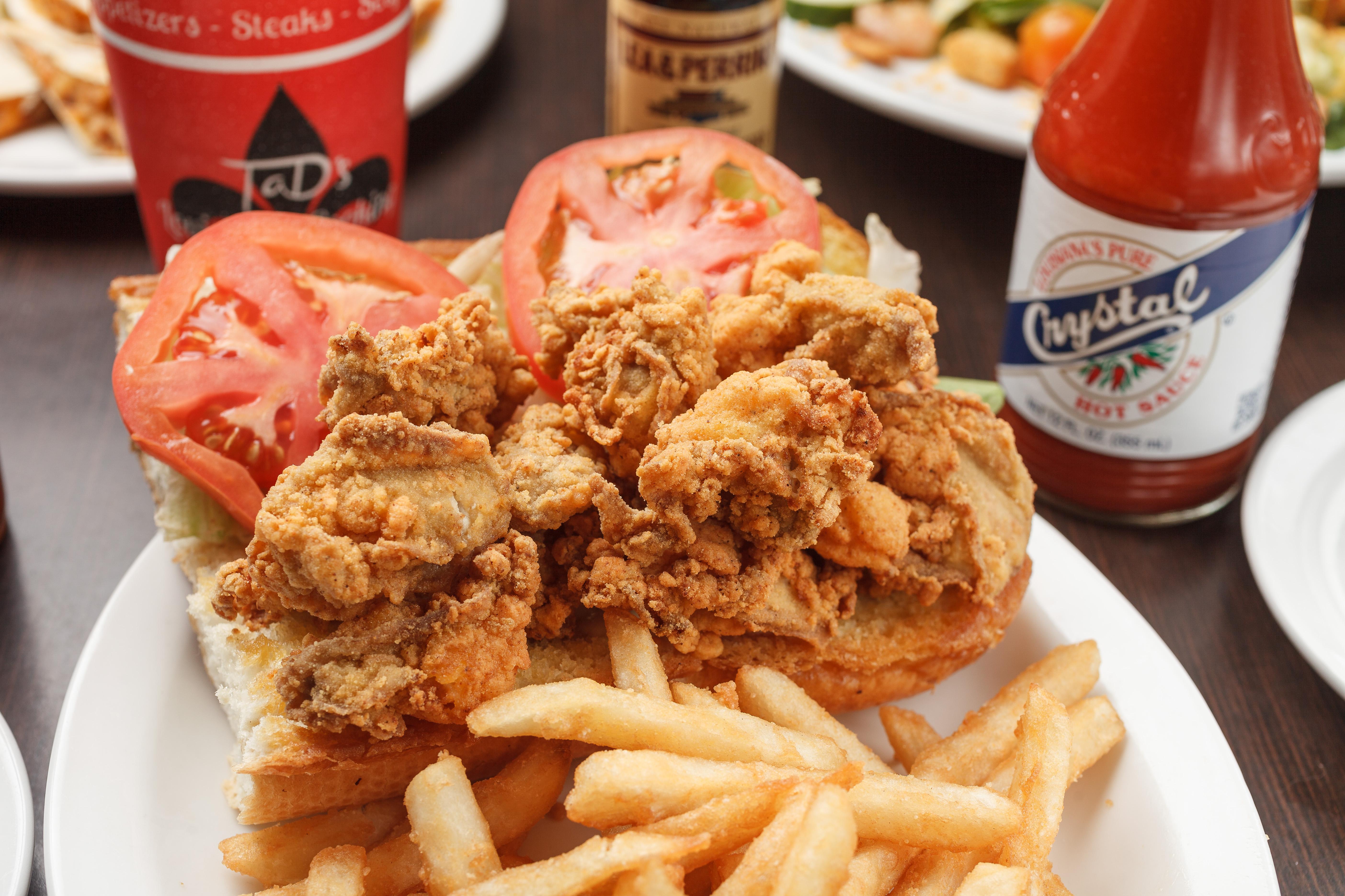 Oyster Poboy O'stuffed.