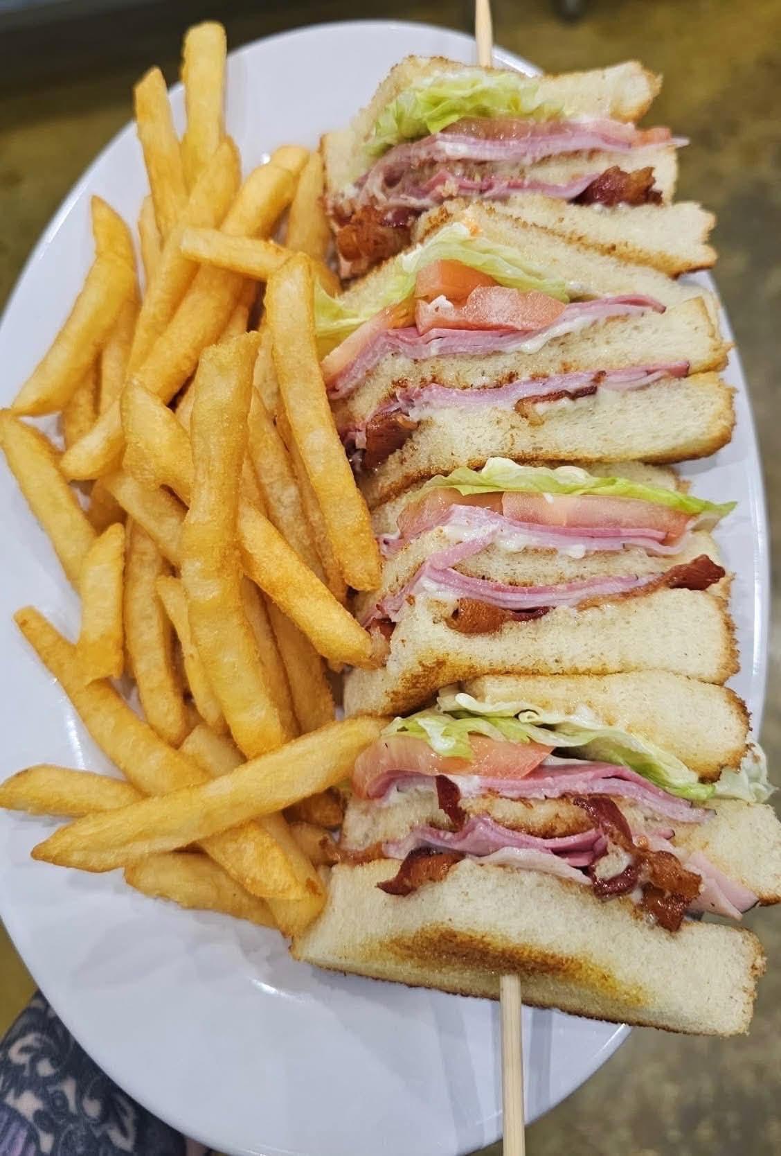 Cajun Club Sandwich.