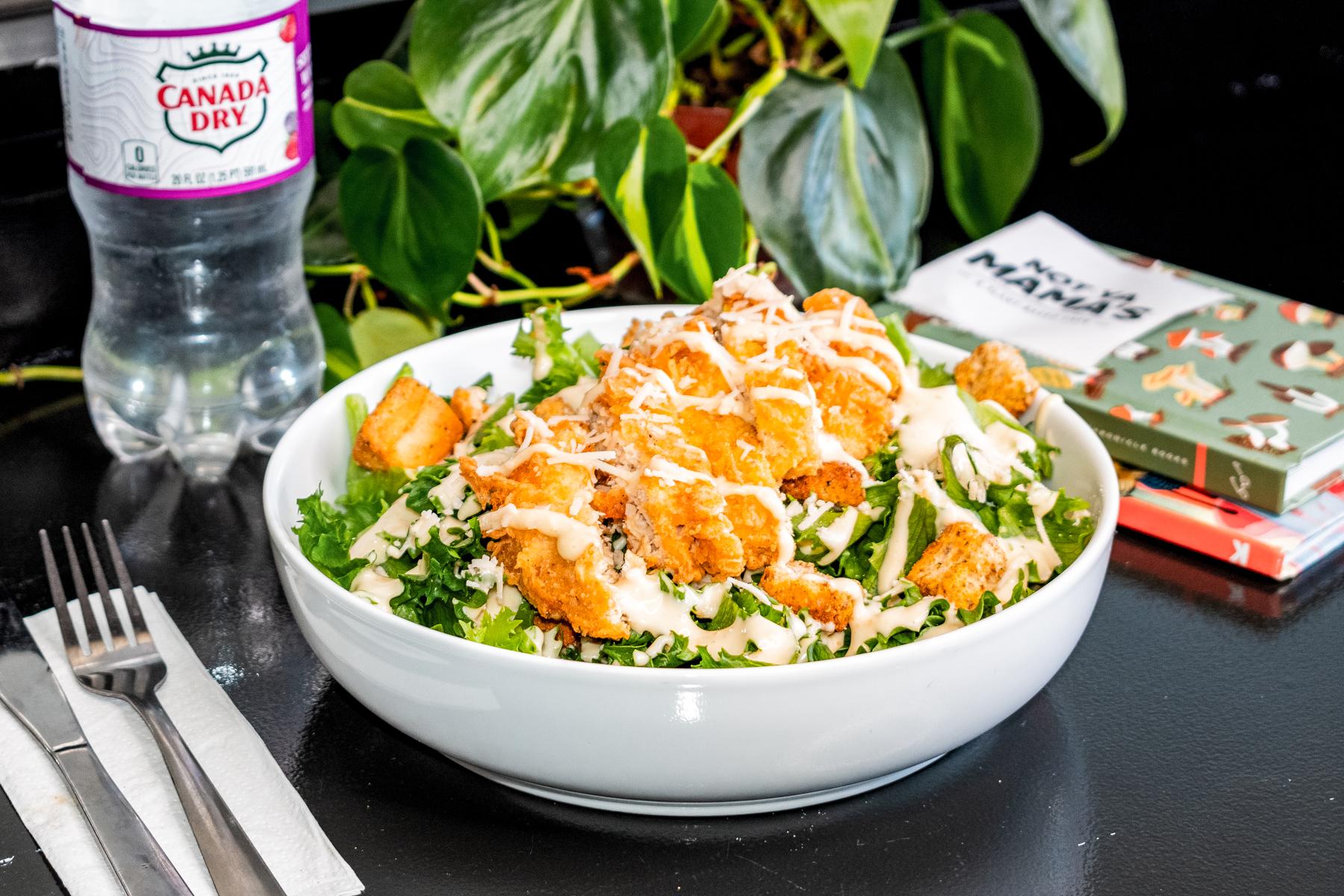 Chick'n Caesar Salad.