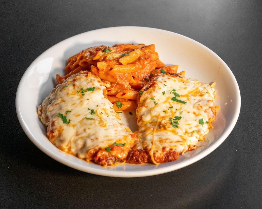 Veal Parmigiana.