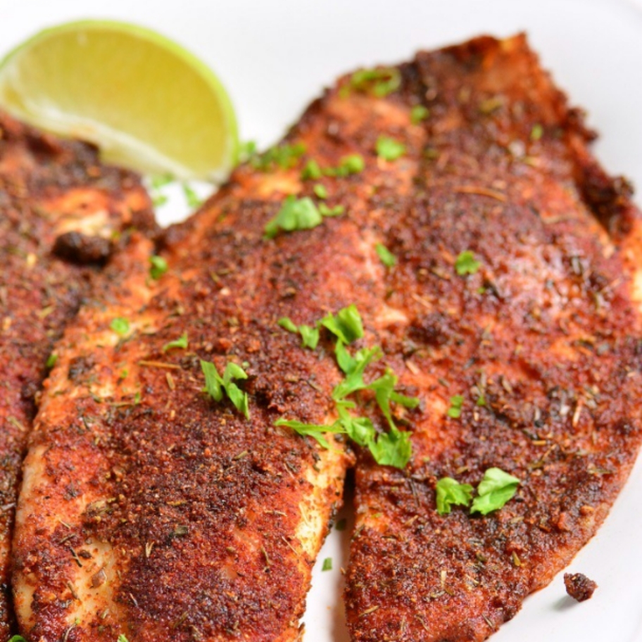 Blackened Tilapia.