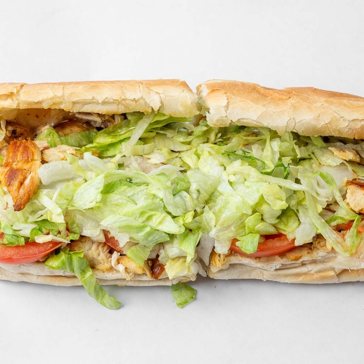 Full Philly Chicken Sub.