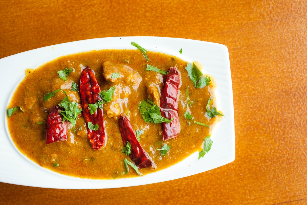 Madras Chili Masala Chicken.