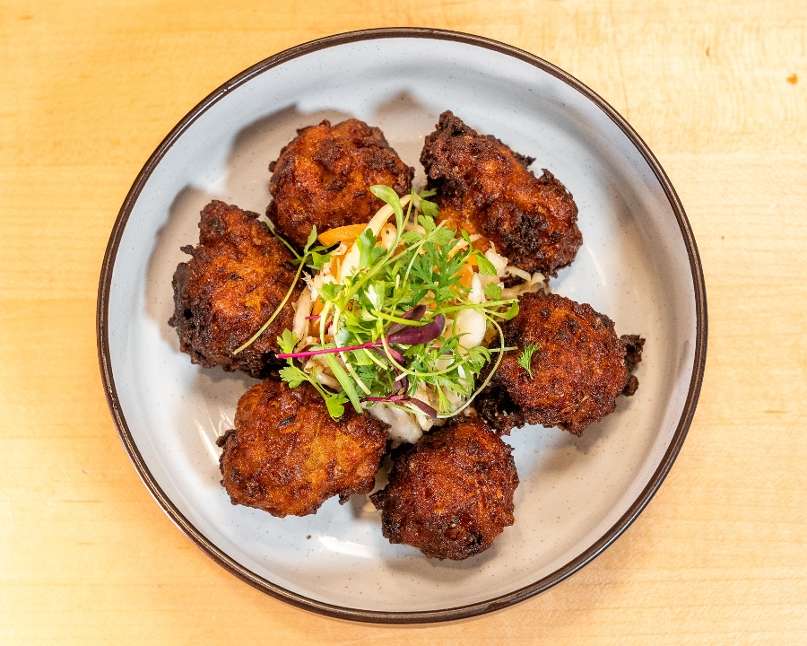 Caribbean Conch Fritters.