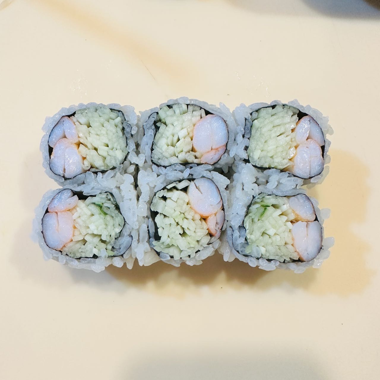 Shrimp Cucumber Roll.