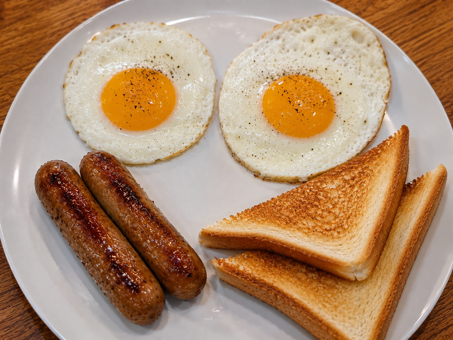 BT 5: 2 Eggs & 2 Sausage.