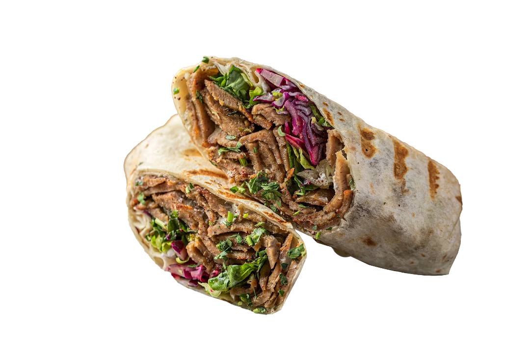 Traditional Street Gyros Wrap.