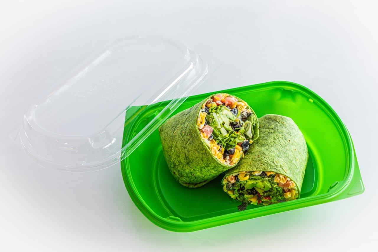 Salsa ranch wrap (veg).