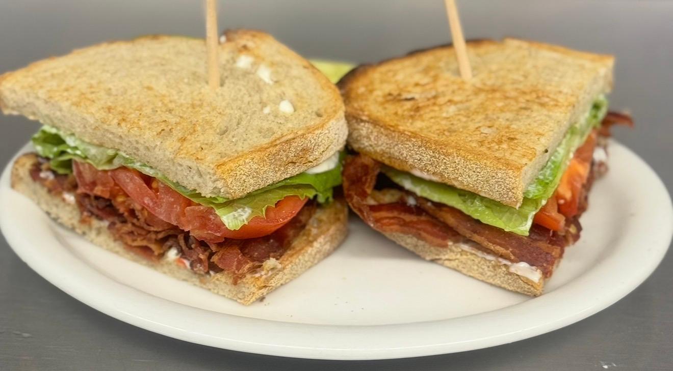 BLT on sourdough Deluxe.