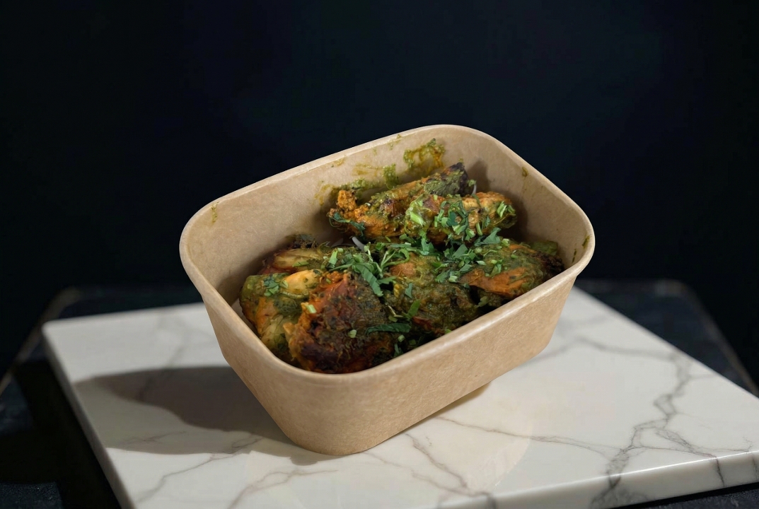 Pachi Mirchi Chicken Kebab.