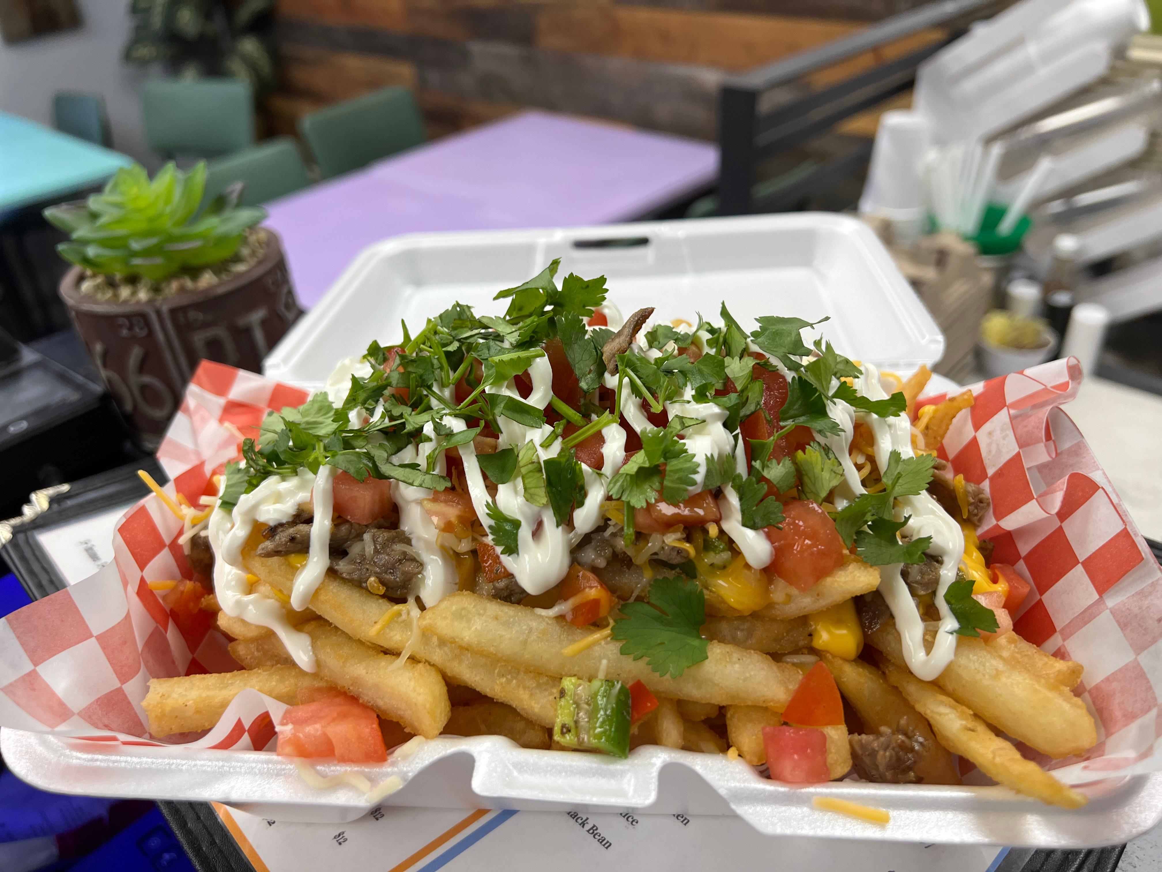 Loaded Steak Fries.
