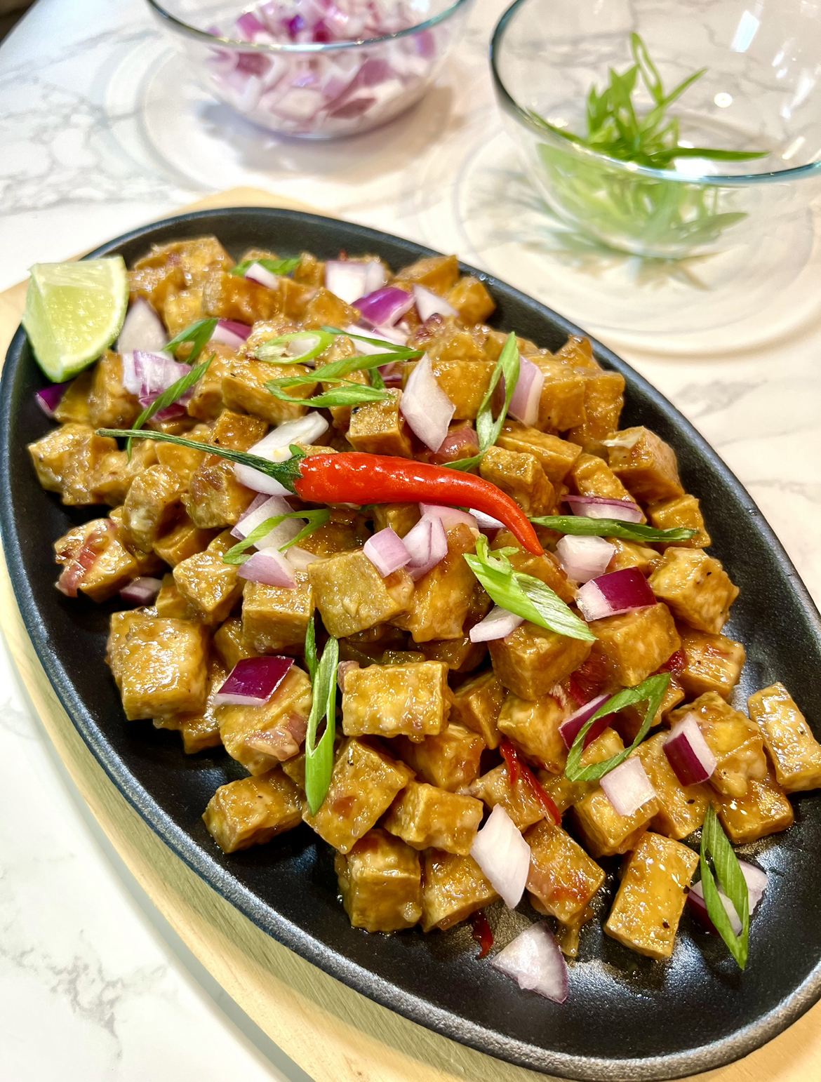 7. Tofu Sisig.