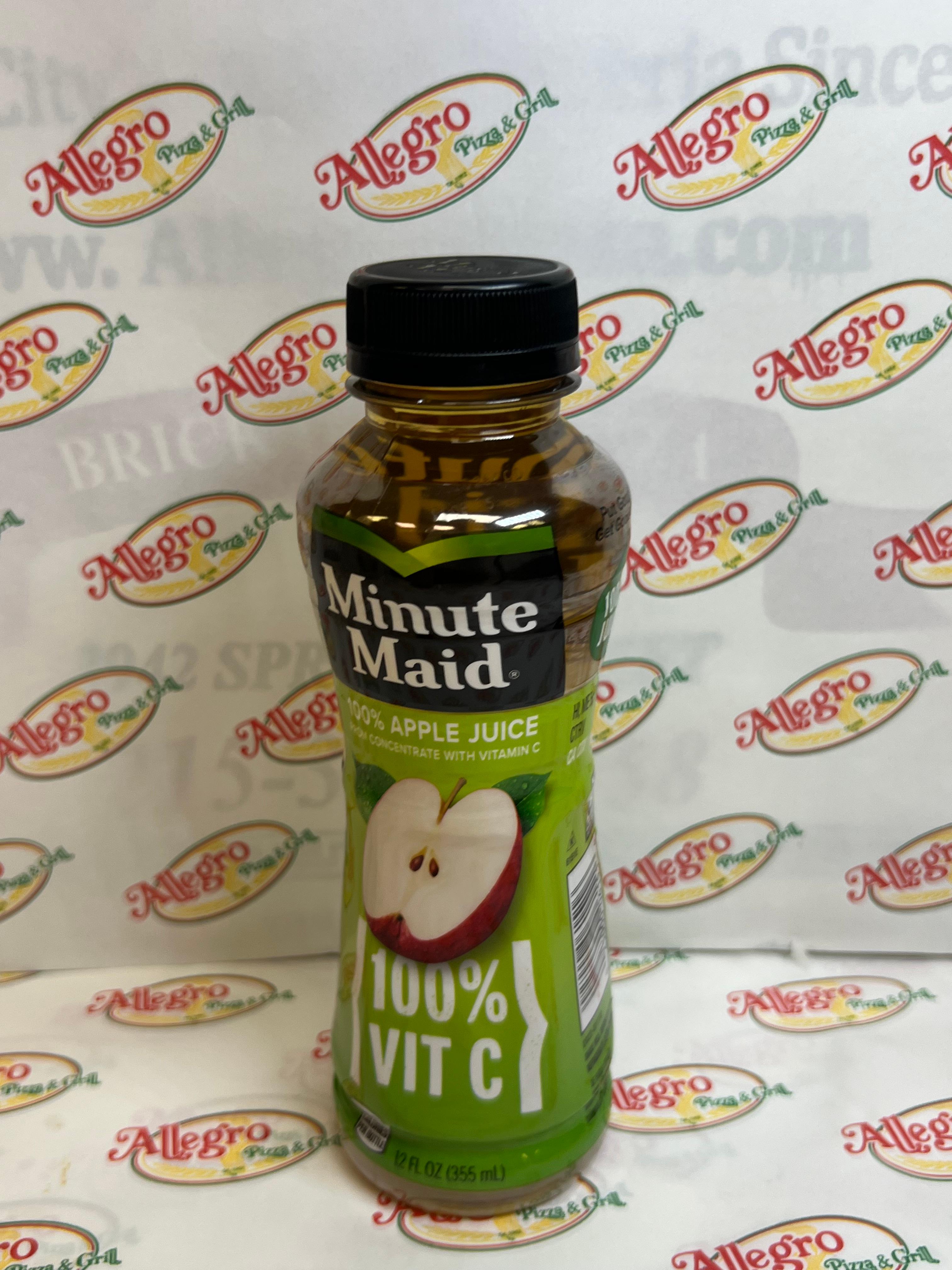 Apple Juice Minute maid.