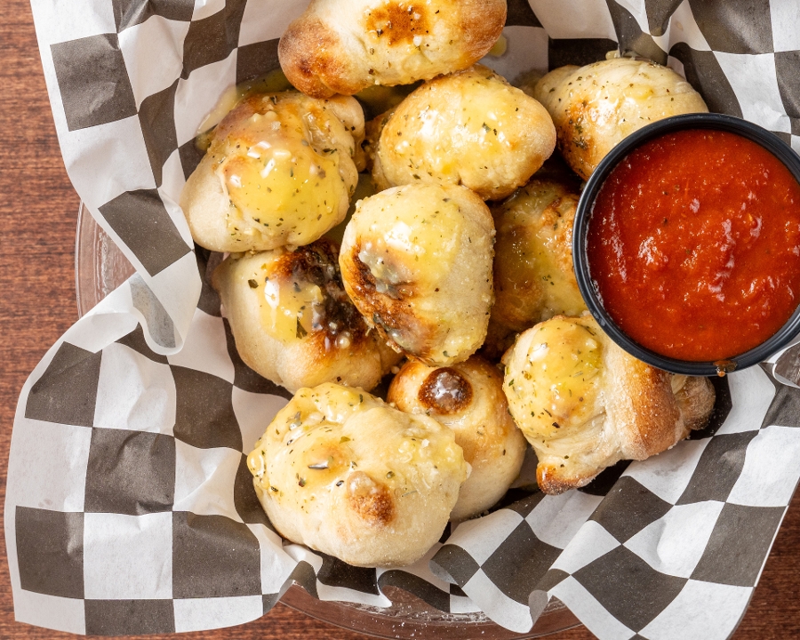 Vegan Garlic Knots.