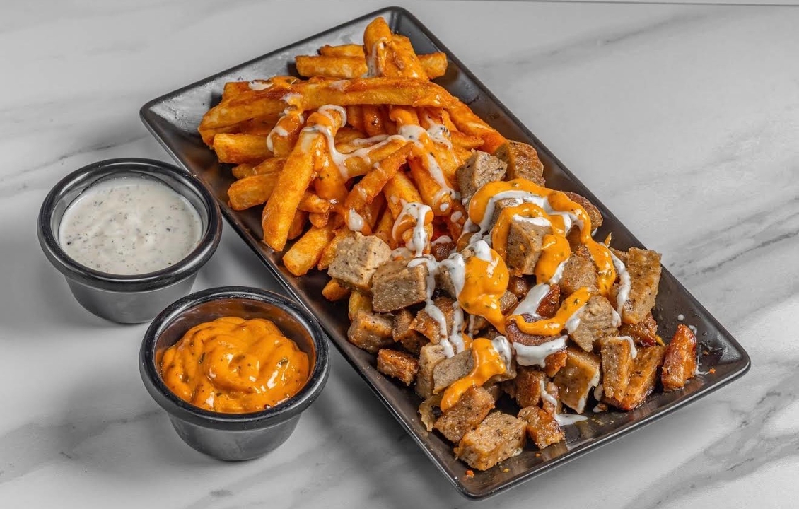 Lamb Over Fries.