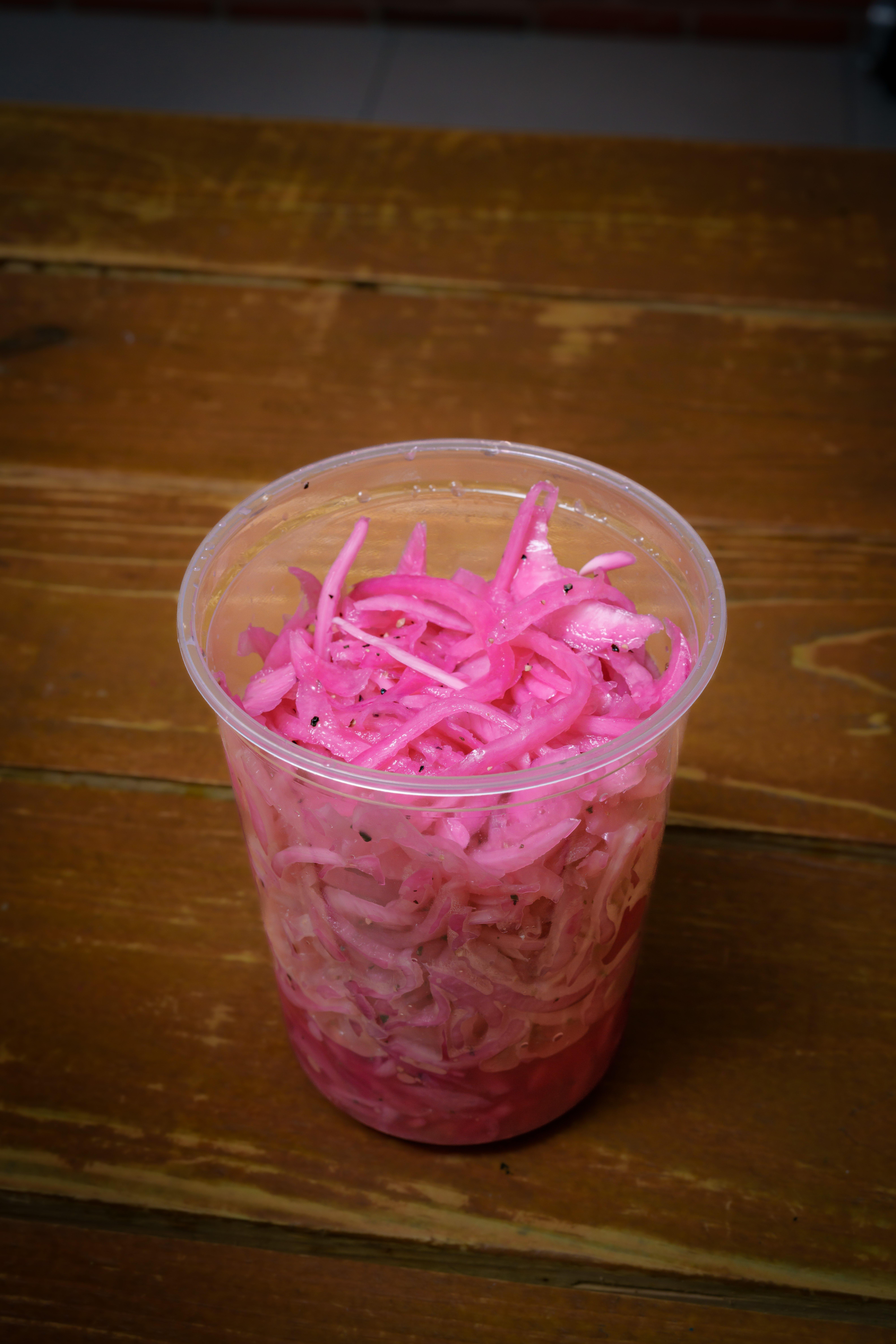32 oz Pickled Red Onions.