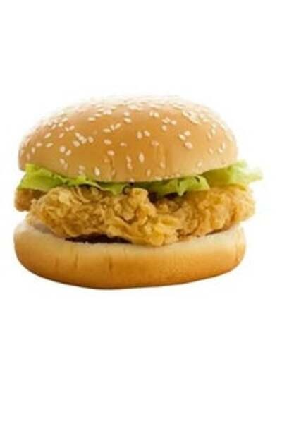 Chicken Burger, Zinger Burger, Fries & Biscuit.