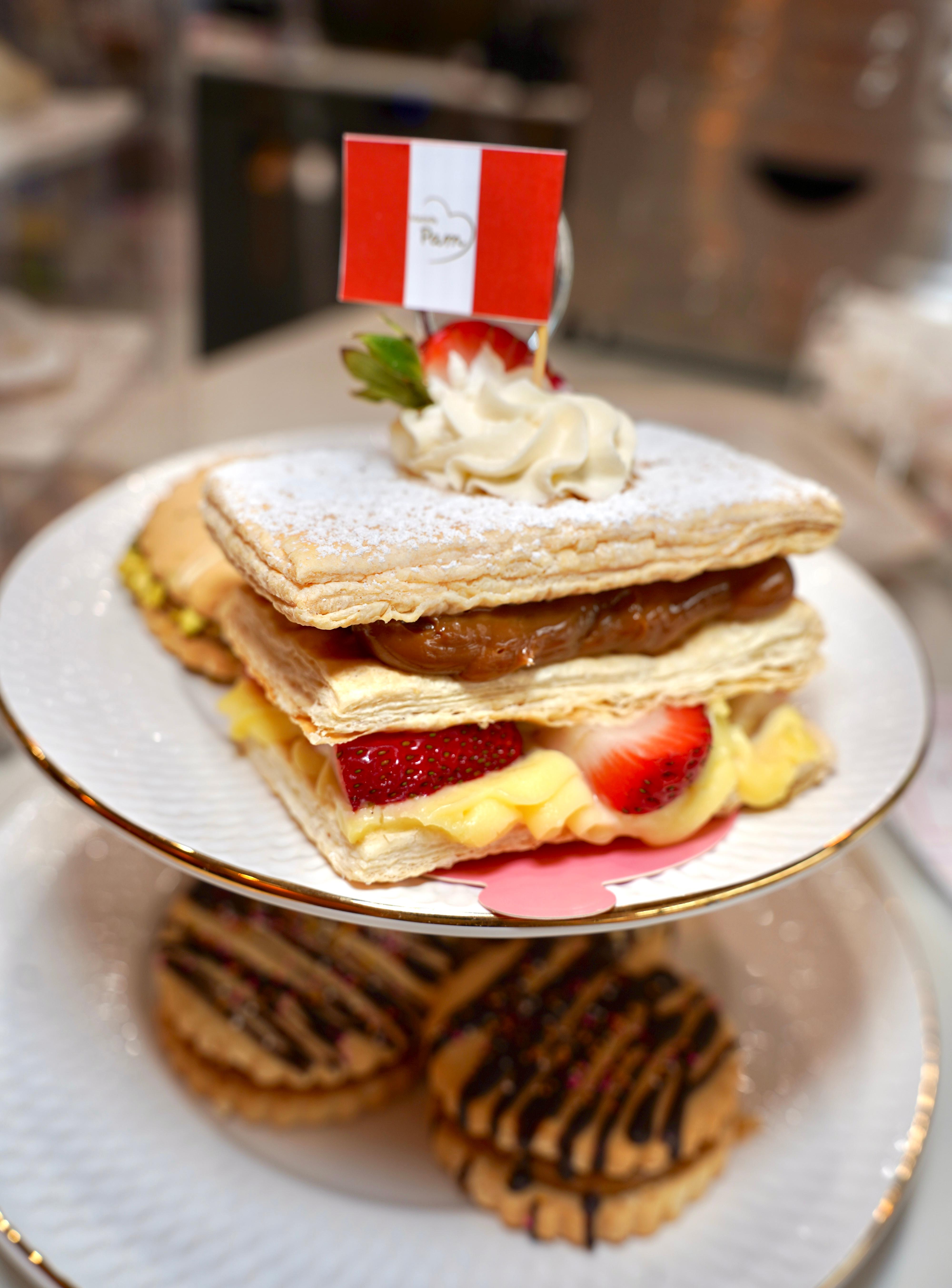 Strawberry Mille-Feuille.