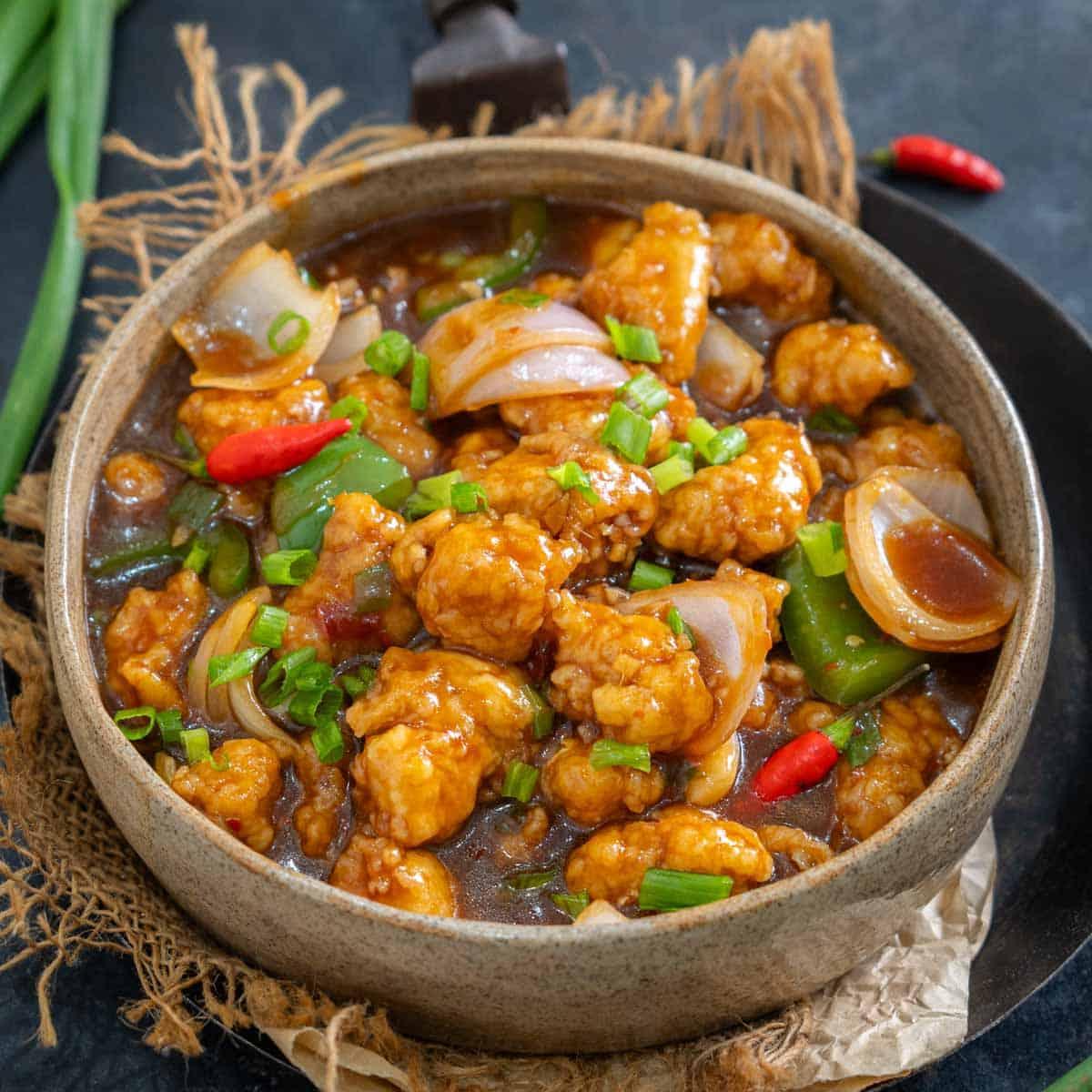 Chilli Garlic Chicken.