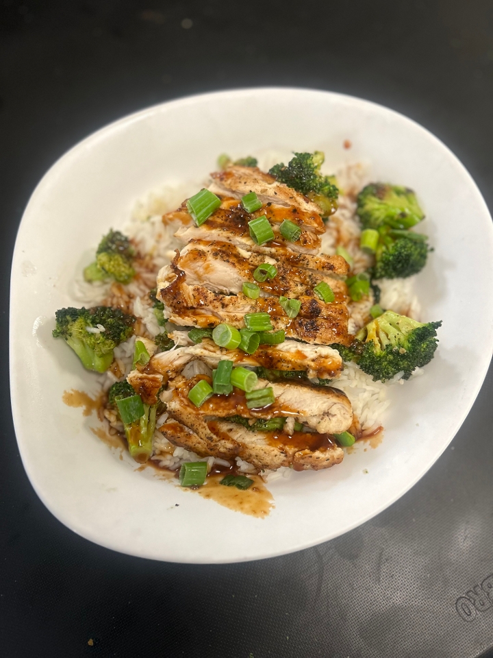 Teriyaki Chicken Rice Bowl.
