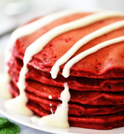 2 Red Velvet pancake.