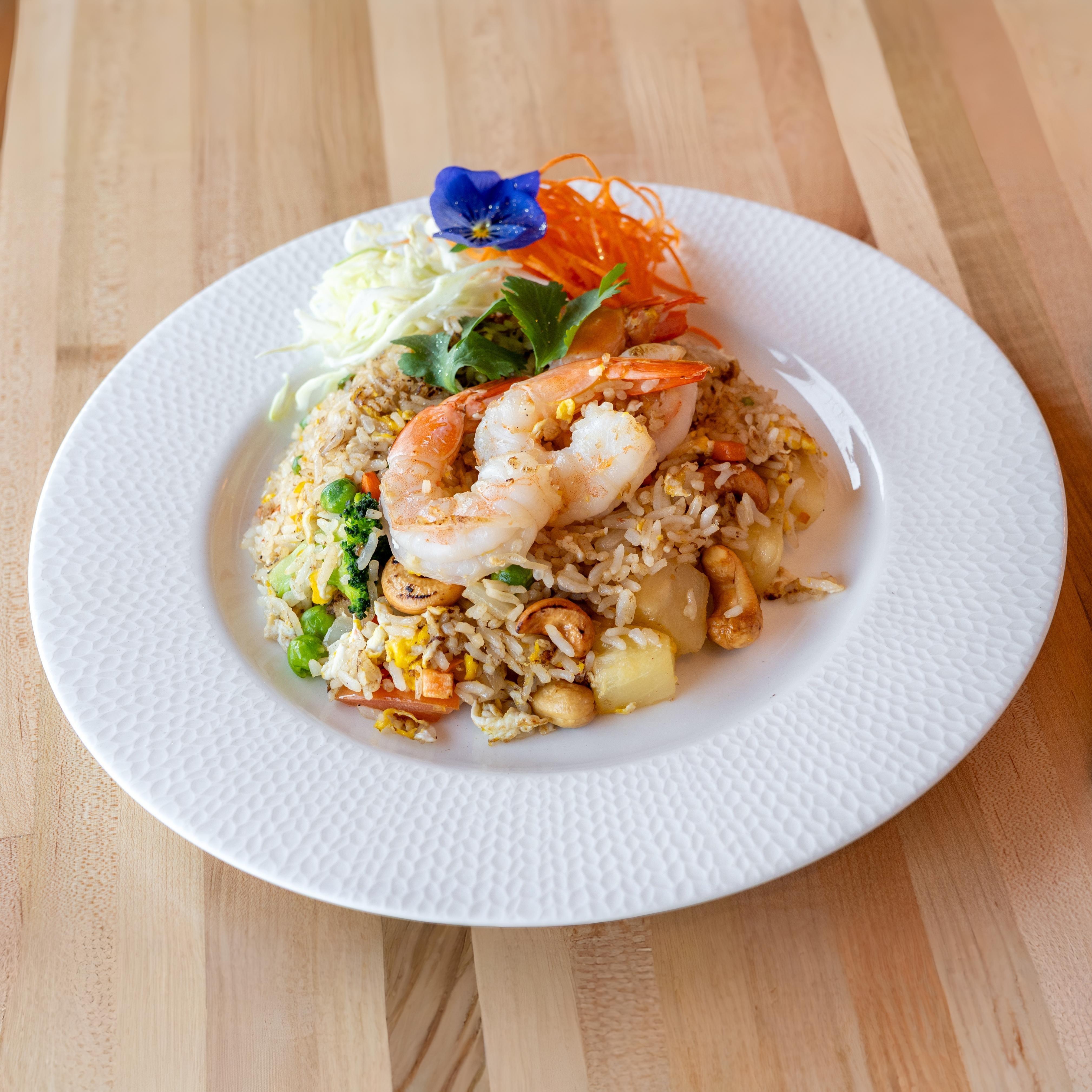 Shrimp Pineapple Fried Rice.