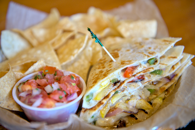 Roasted Veggies Quesadilla.