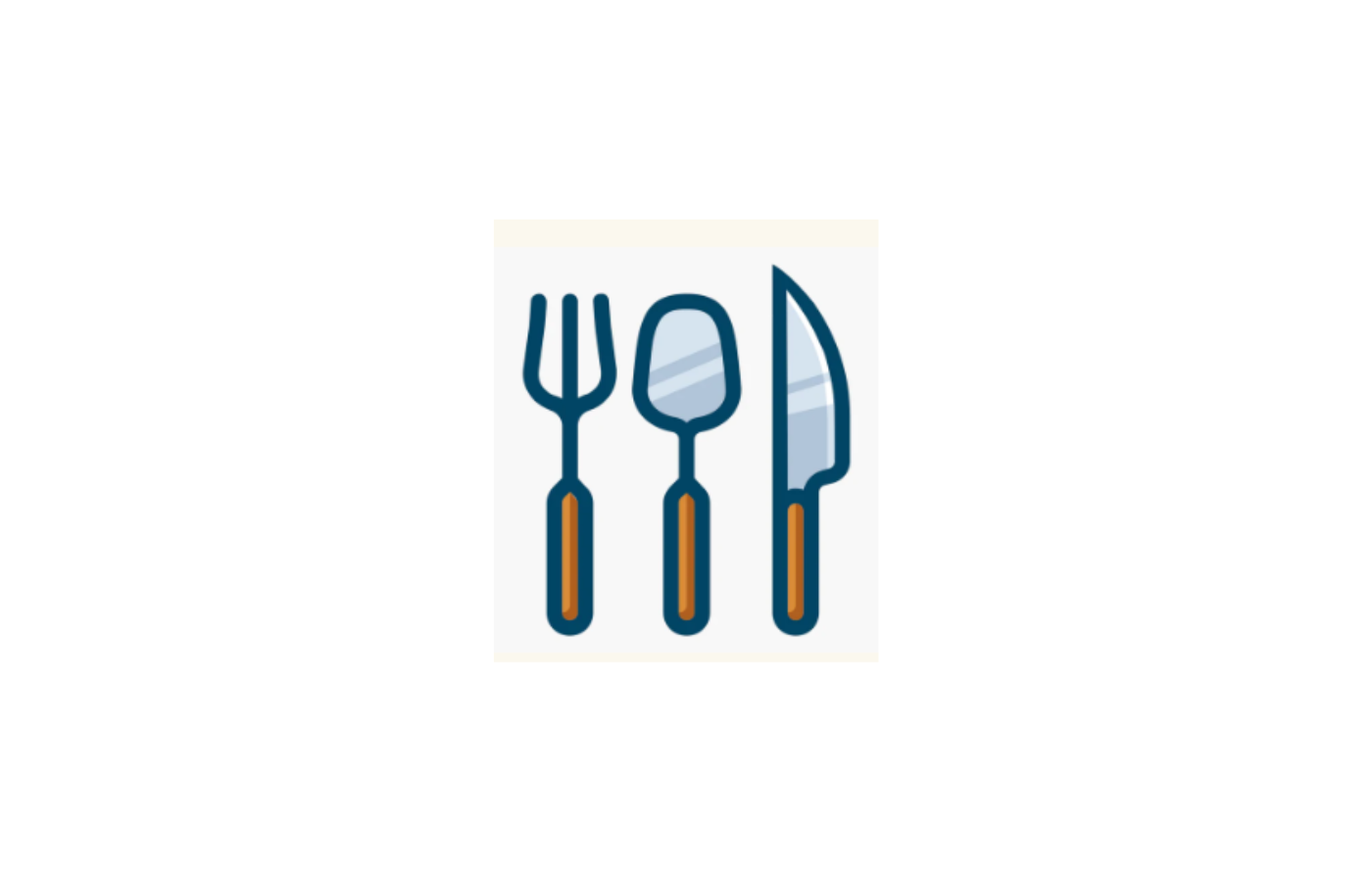 Set of utensils per person