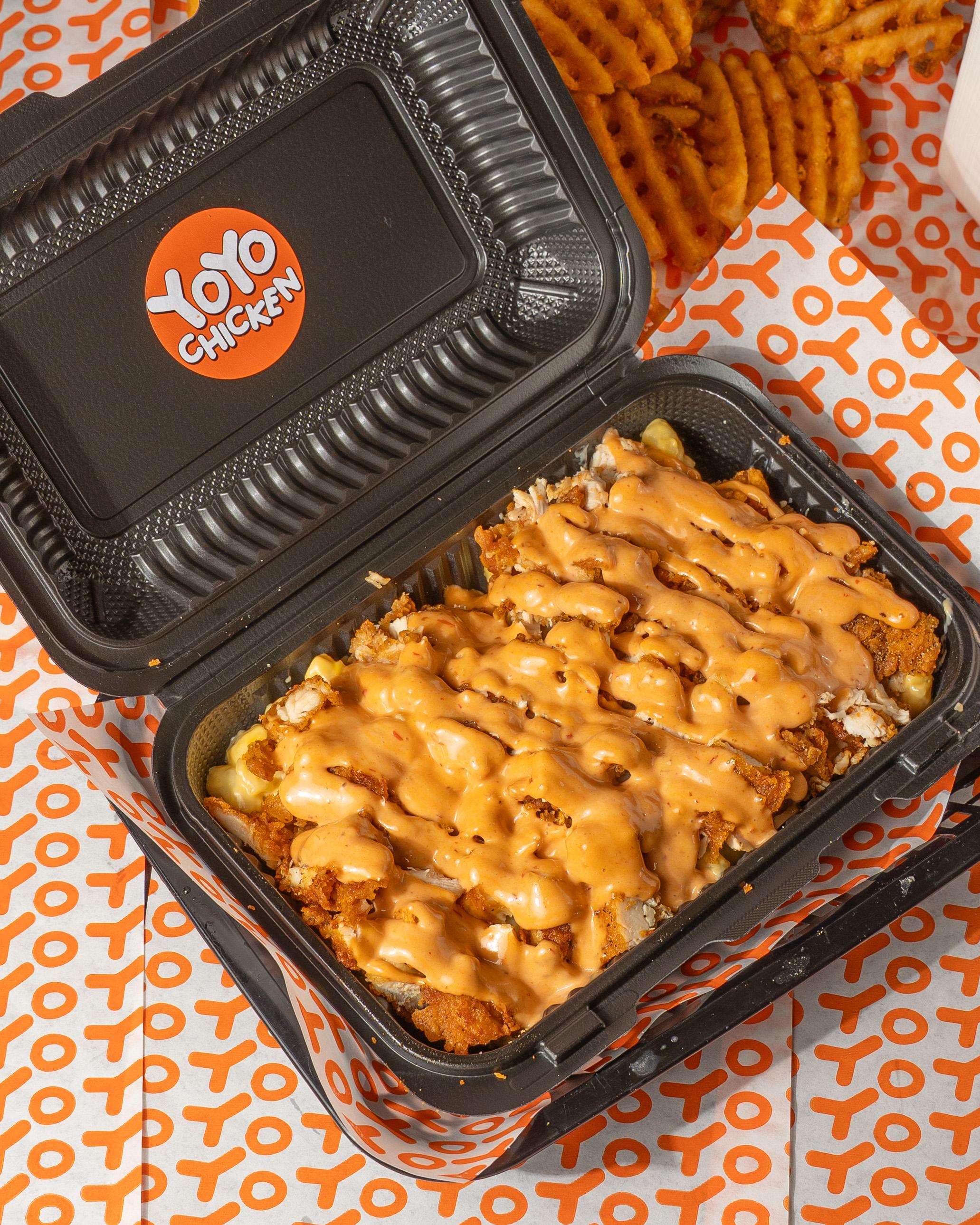 YoYo Waffle and Mac Chicken.