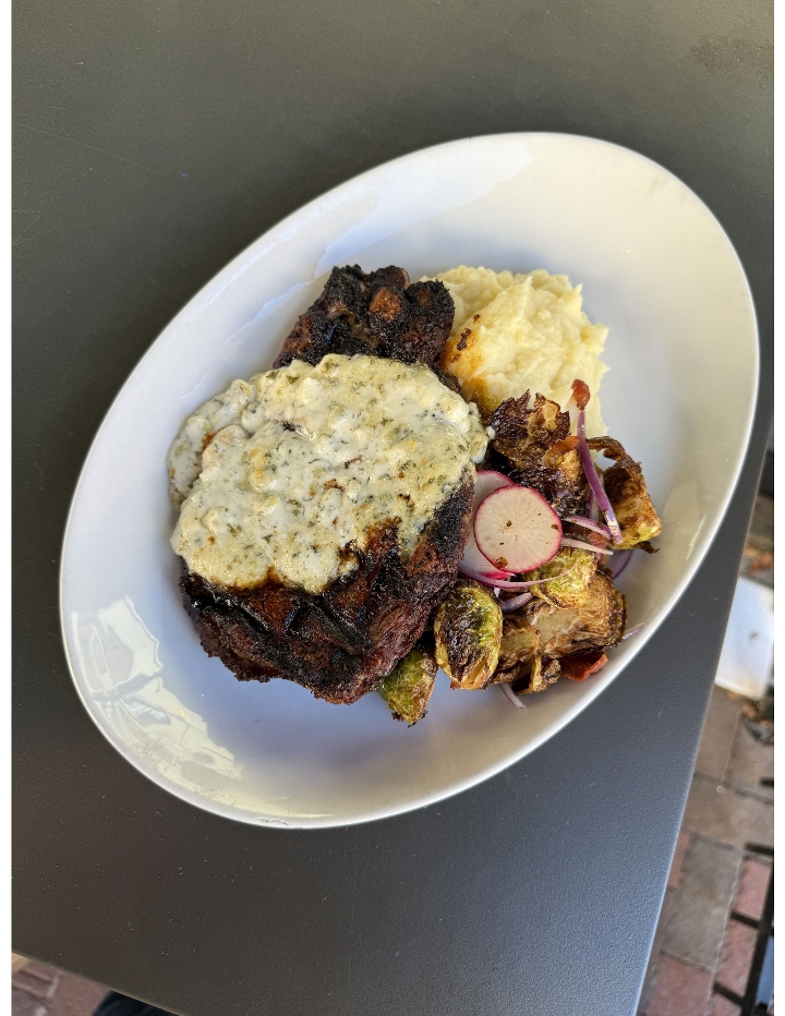 Black and Blue Ribeye (12oz).