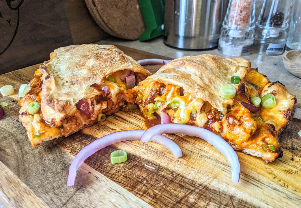 Butter Chicken Calzone.