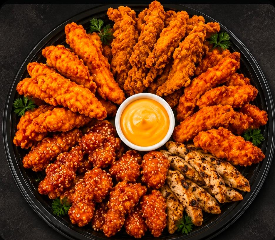 Schnitzel Chicken Platter.