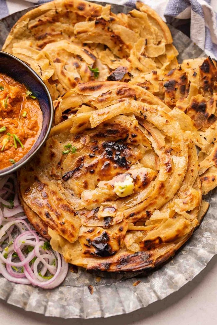 Malabar Paratha (Lachha Paratha).