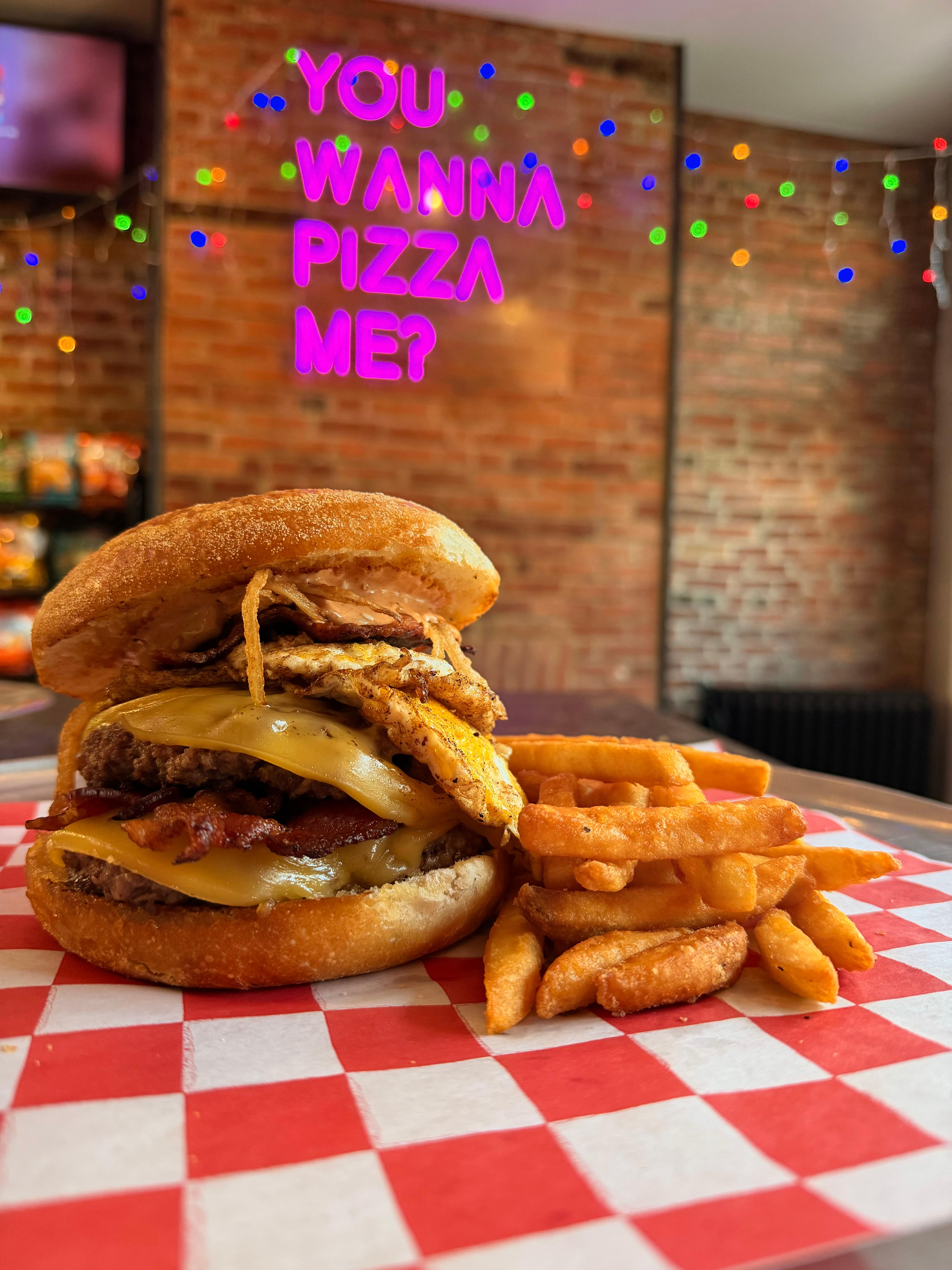 Wake & Bake Smash Burger.