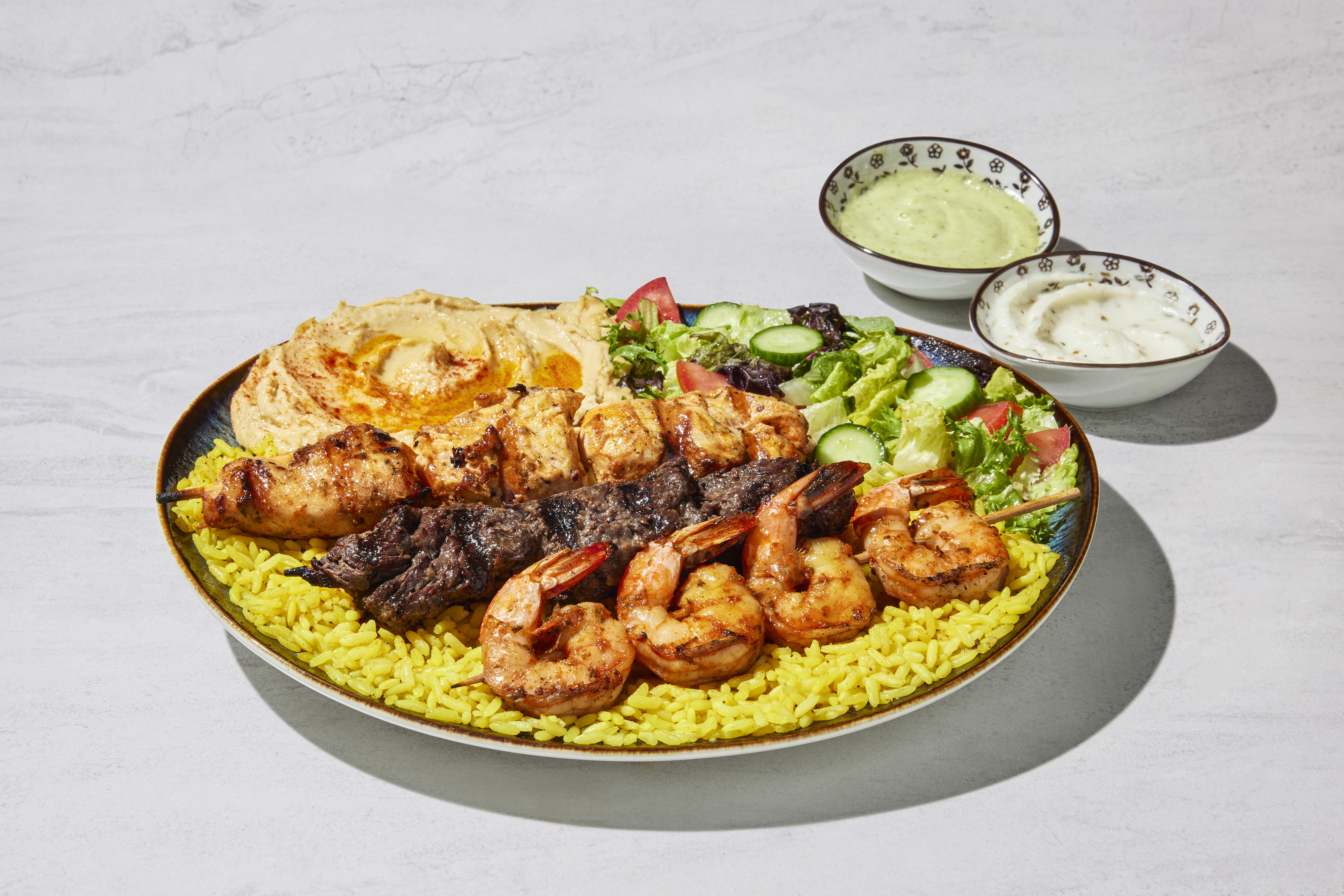 9. Combo Trio Plate.
