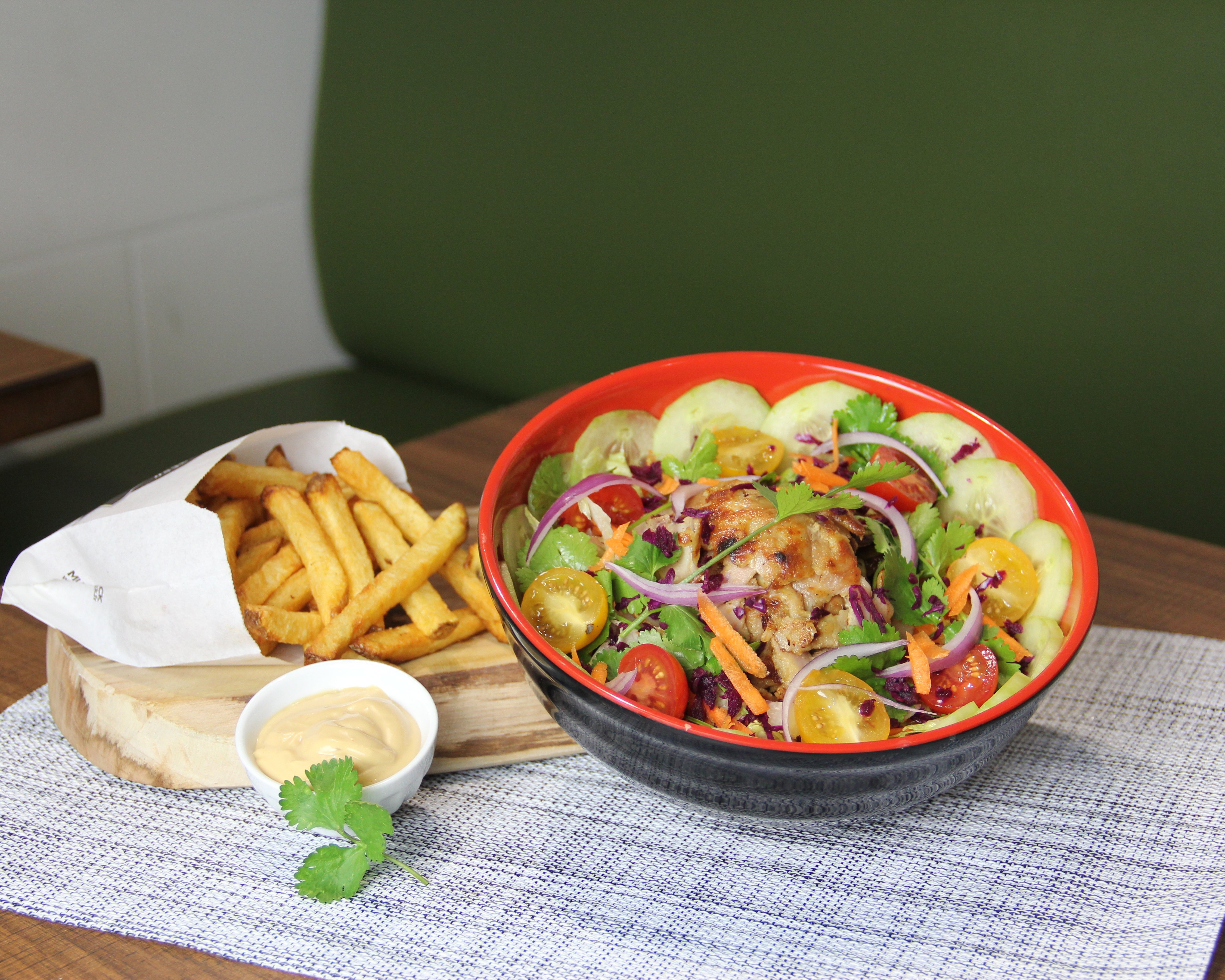 Bahn-mi Bowl 🧀🧅 🥙 🥗🌱🧀  🐔