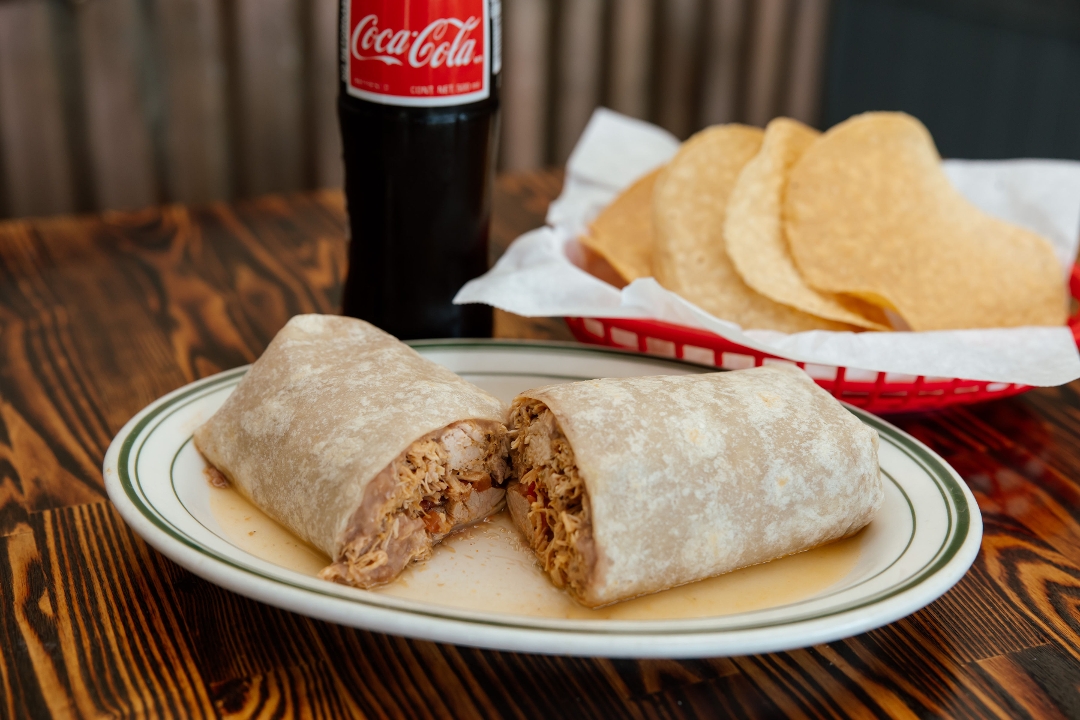 Meat & Bean Burrito.