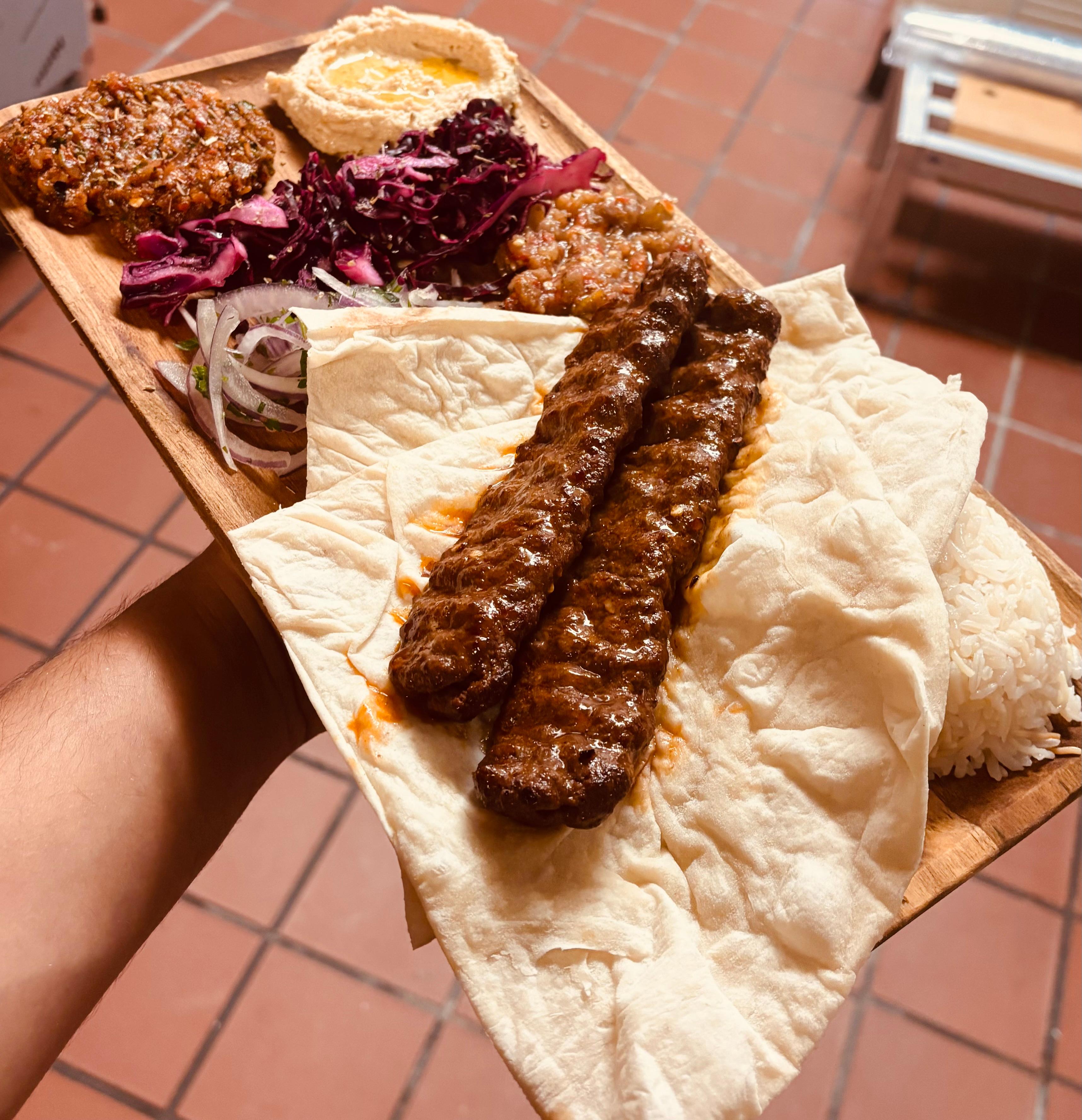 Adana Kebab.