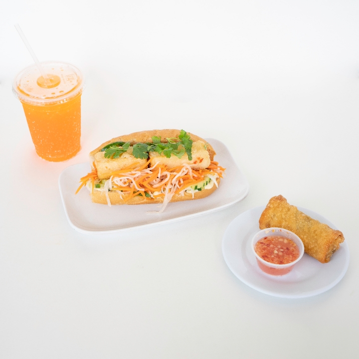 Sweet Chili Tofu Banh Mi.