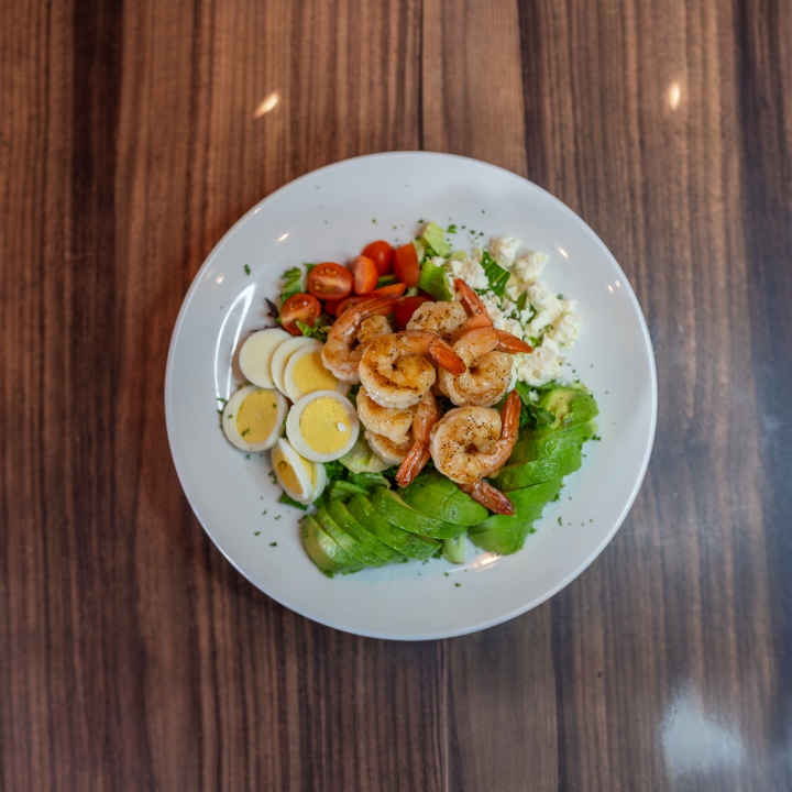 Grilled Shrimp Avocado Salad.