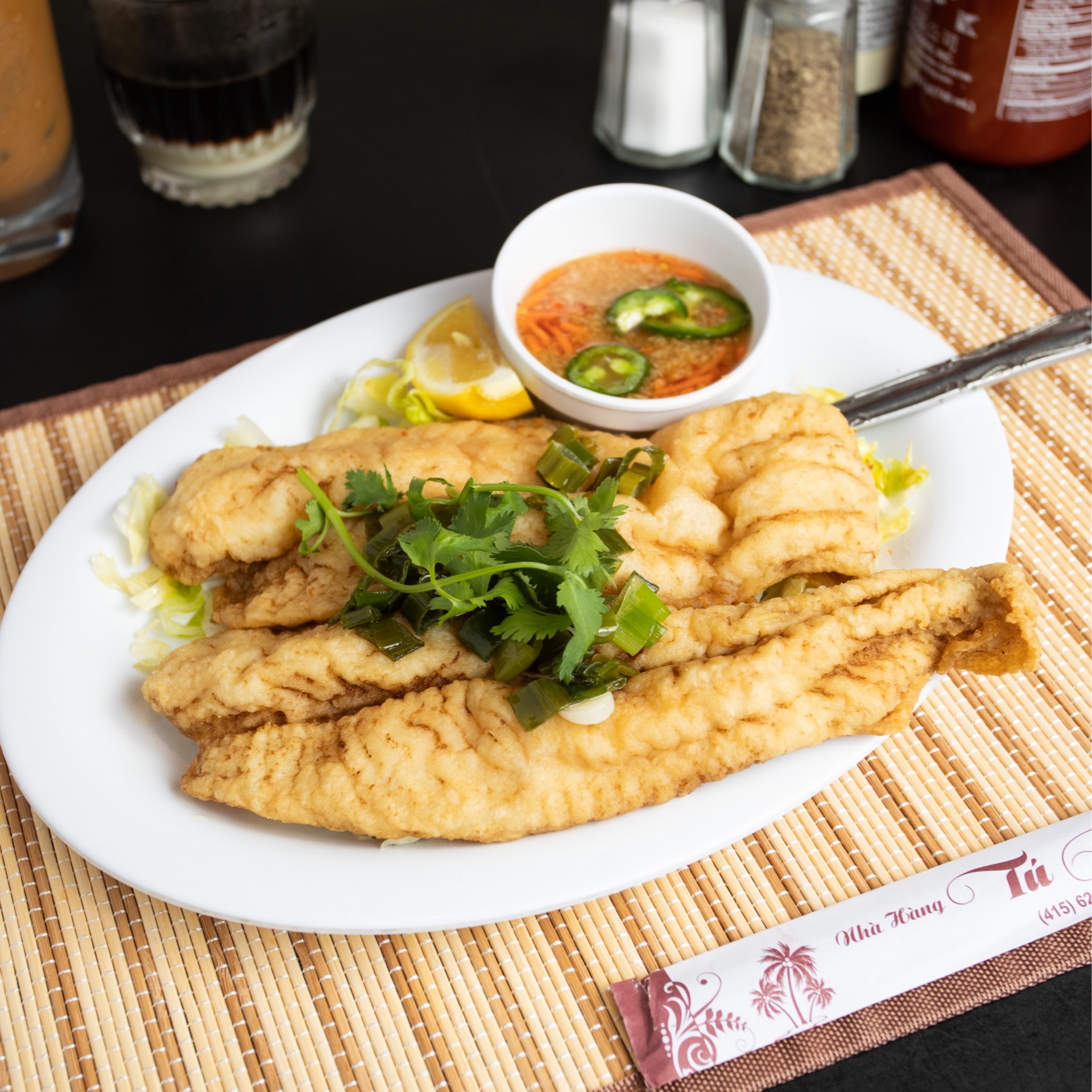 Regular Price - 59. Fried fish in ginger sauce - cá chiên gừng.
