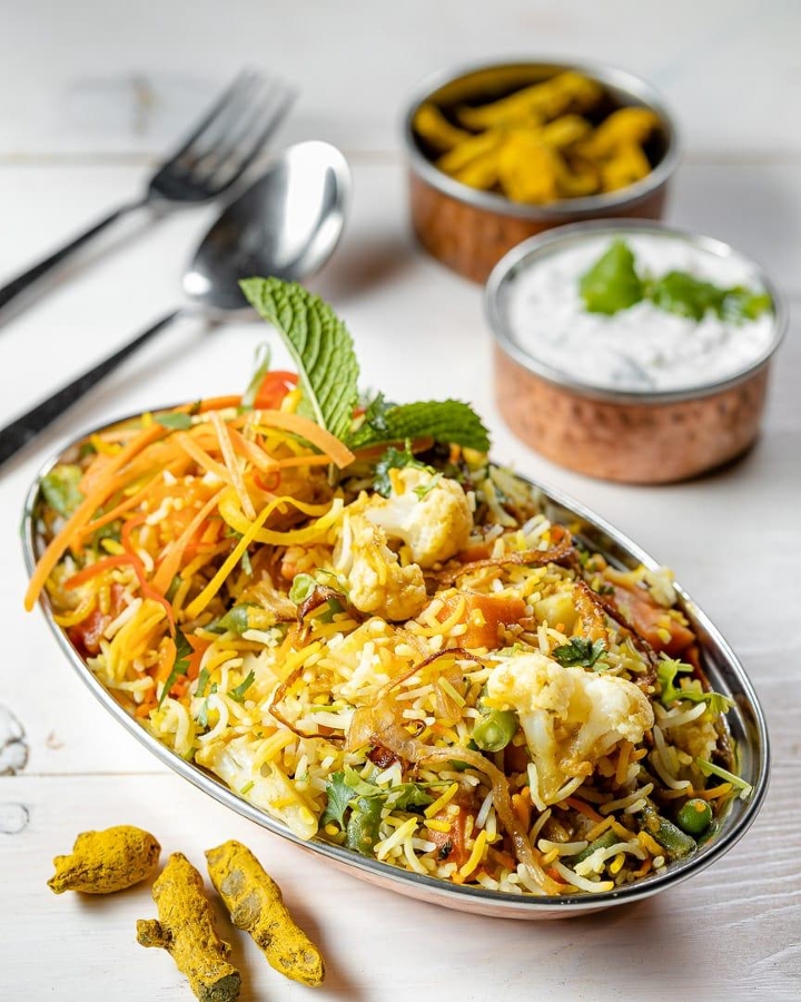Vegetable Biryani.