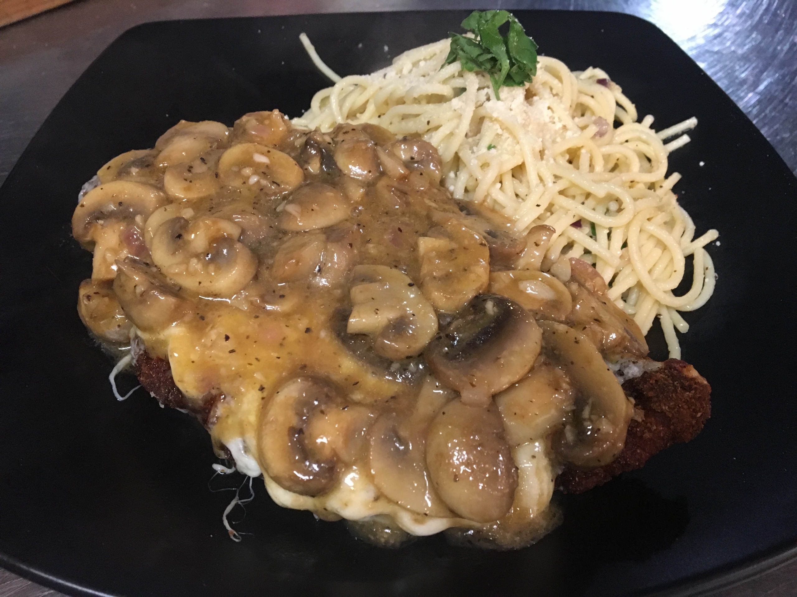 Chicken Marsala.