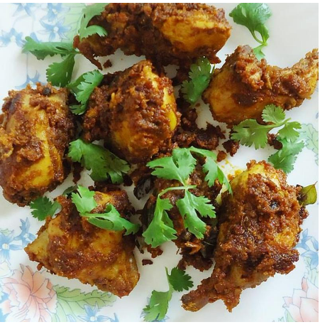 Chettinad Chicken Varuval - Bone In.