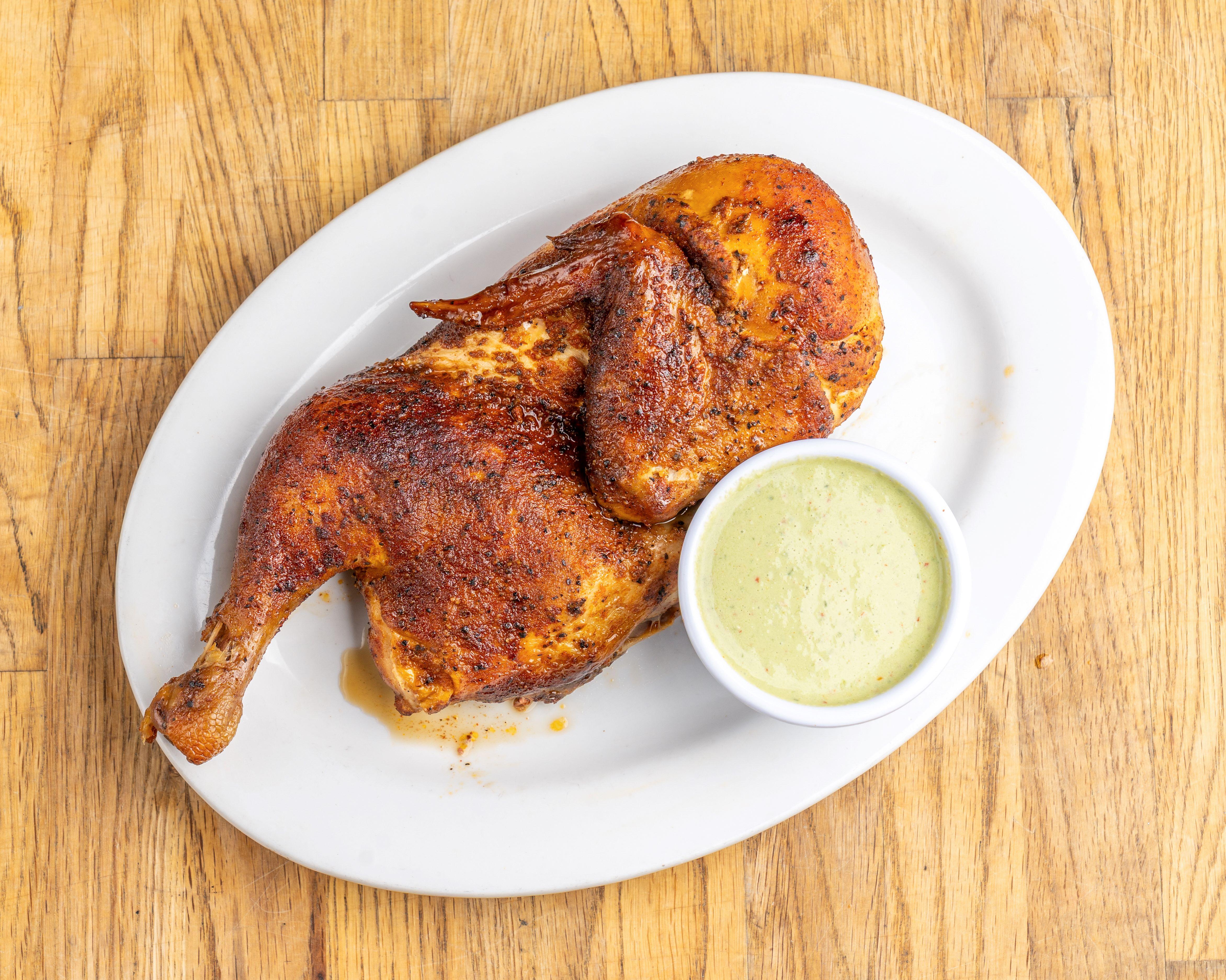 Smoked Half Chicken..