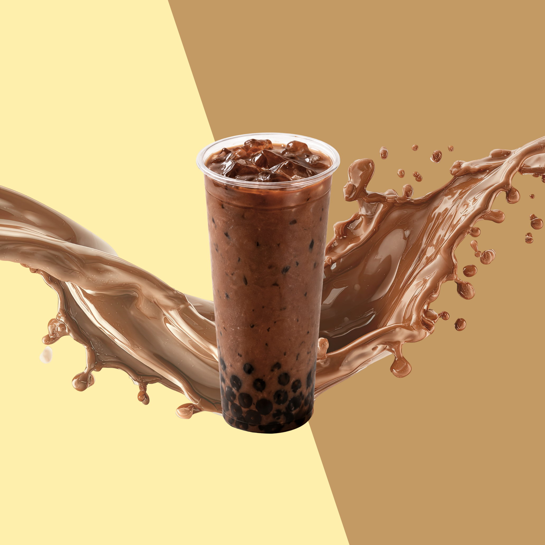 Chocolate Boba Tea (24oz).