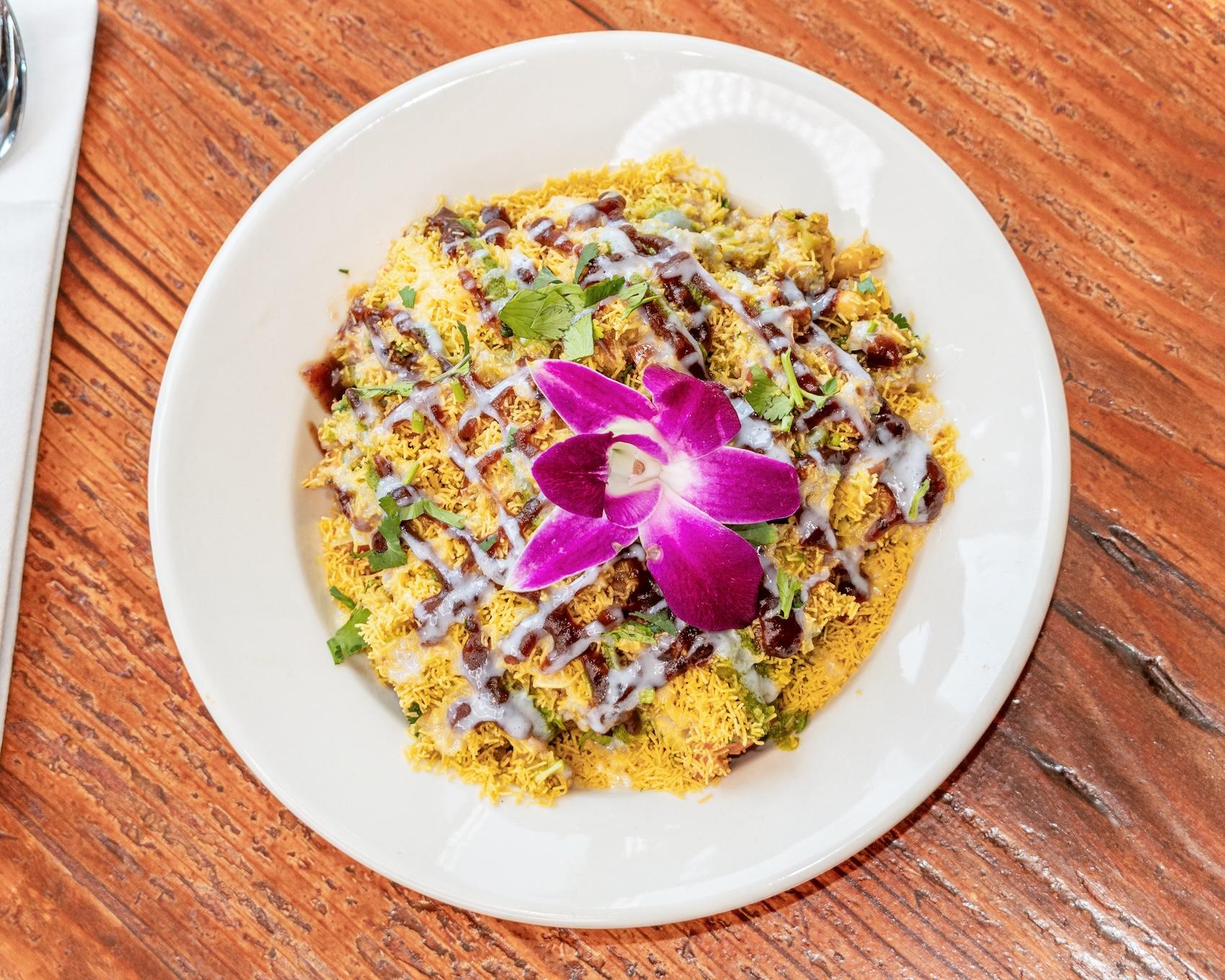 Samosa Chaat.