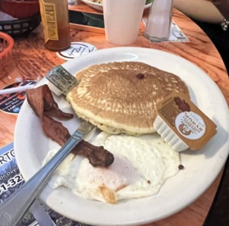 Child's Pancake & Egg Plate.