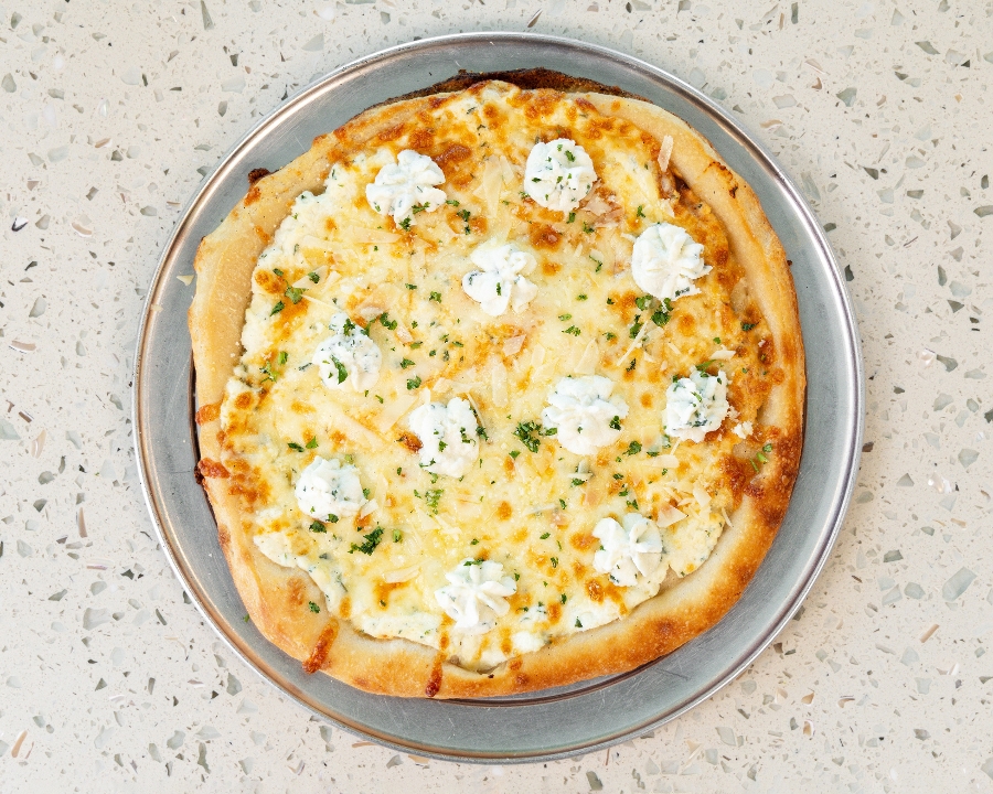 The Great White Pizza.