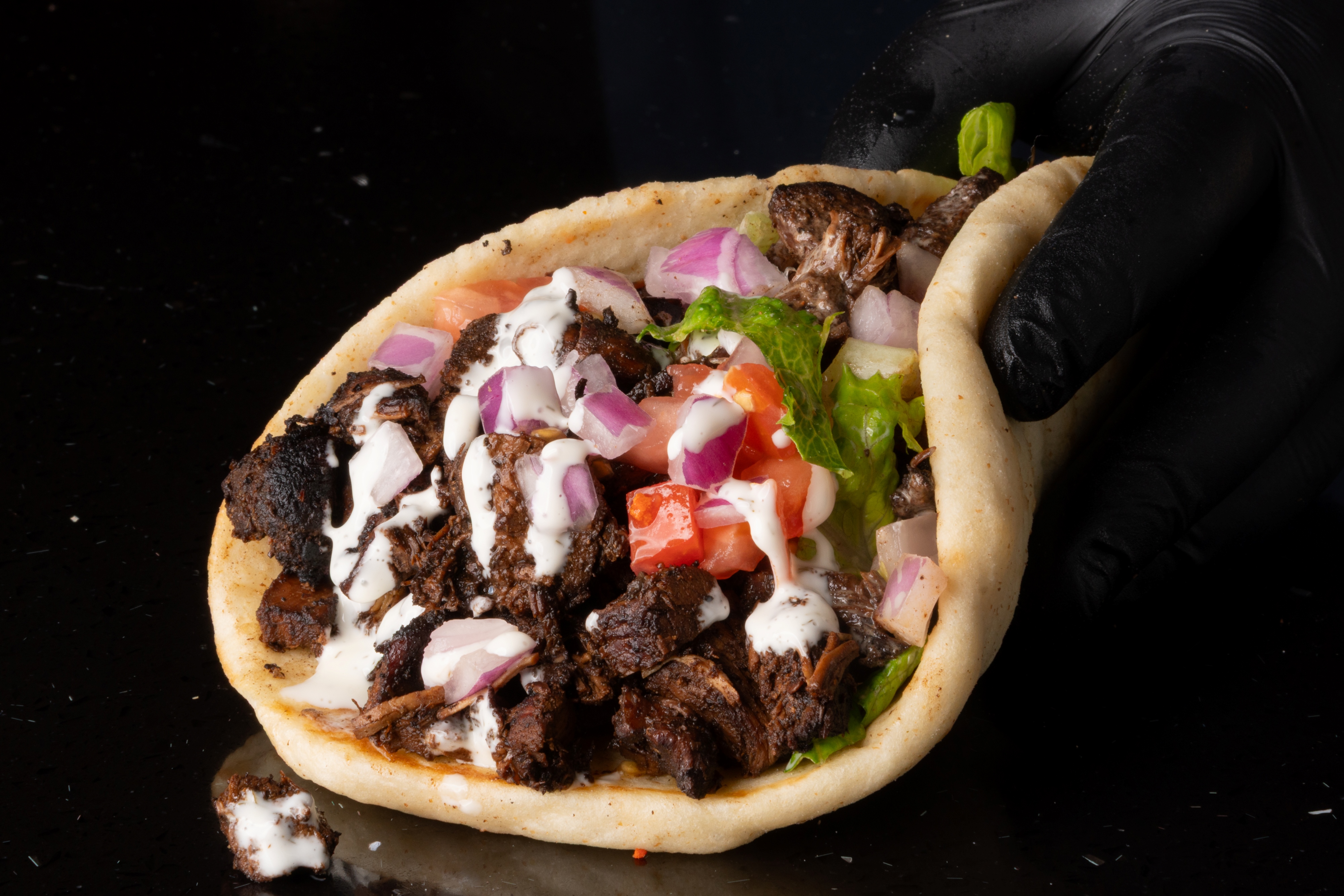 Jerk Chicken Gyro.